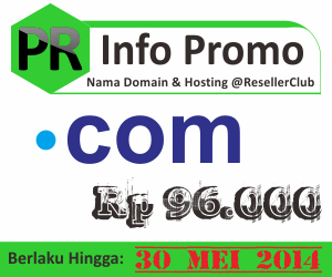 Promo nama domain dot com